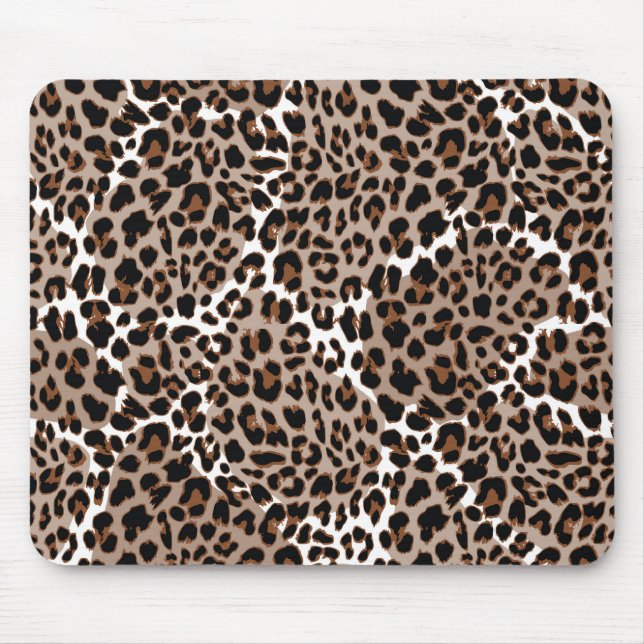 Mousepad de Impressão Leopardo Multicolorida (Frente)