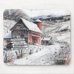 Mousepad de inverno de Nova Iorque