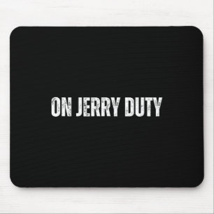 Mousepad De Jerry Duty Esquis Piada Divertida de Esqui Mont
