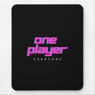 Mousepad de Jogador Rosa e Azul