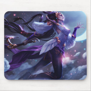Mousepad de Jogo Moon Scorn Tema do Guerreiro No