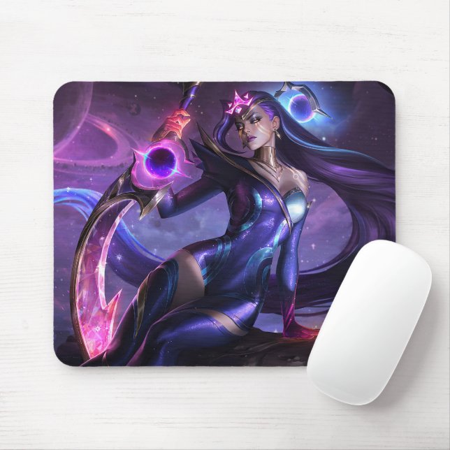 Mousepad de Jogo Moon Scorn | Tema do Guerreiro No (Com mouse)