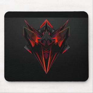 Mousepad de Jogos da Força Cibernética (Vermelho