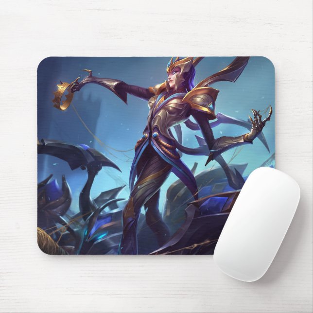 Mousepad de Jogos da Rainha-Aranha | Design do Tem (Com mouse)