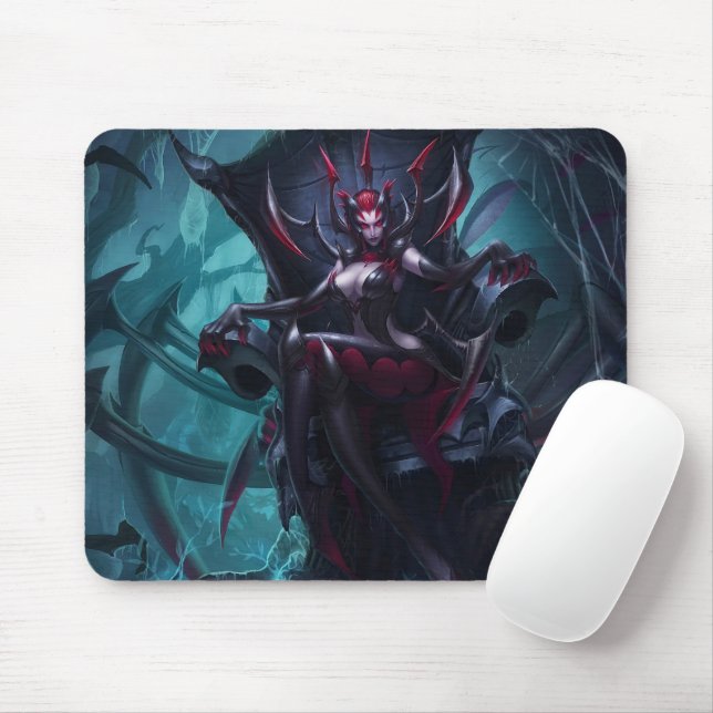 Mousepad de Jogos da Rainha-Aranha | Design do Tem (Com mouse)