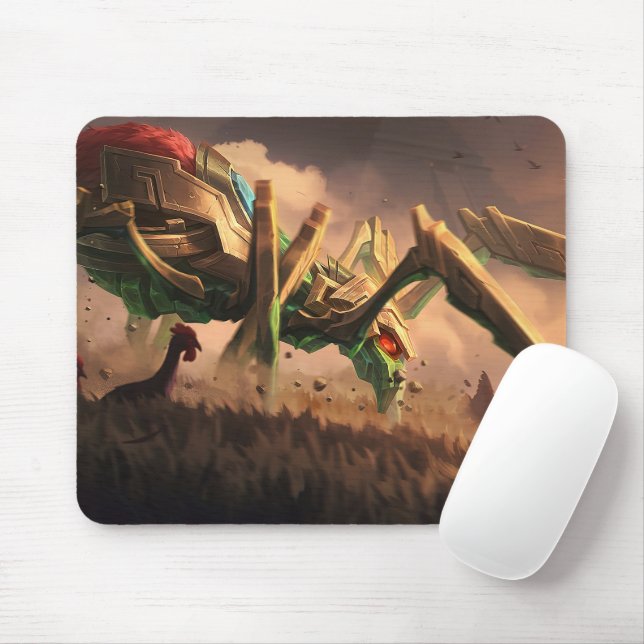 Mousepad de Jogos da Rainha-Aranha | Design do Tem (Com mouse)