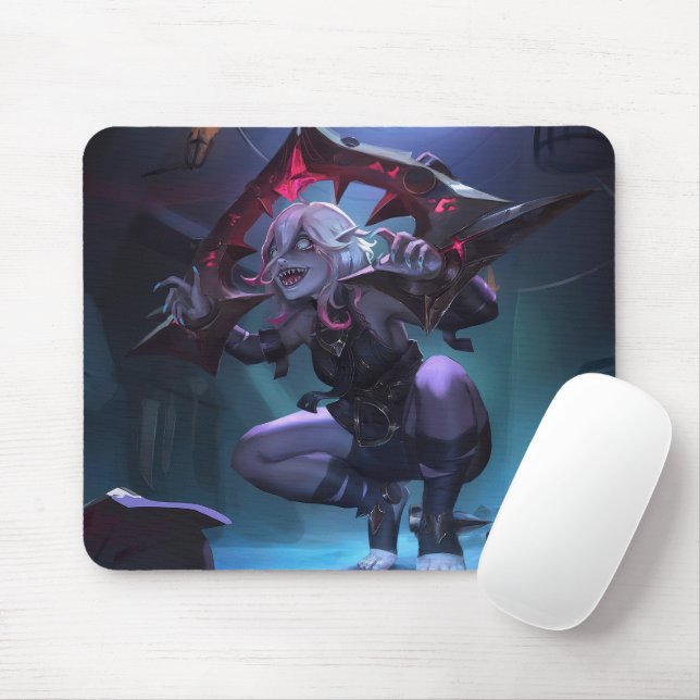 Mousepad de jogos de rosa Thorn | Pequeno Monstro  (Com mouse)