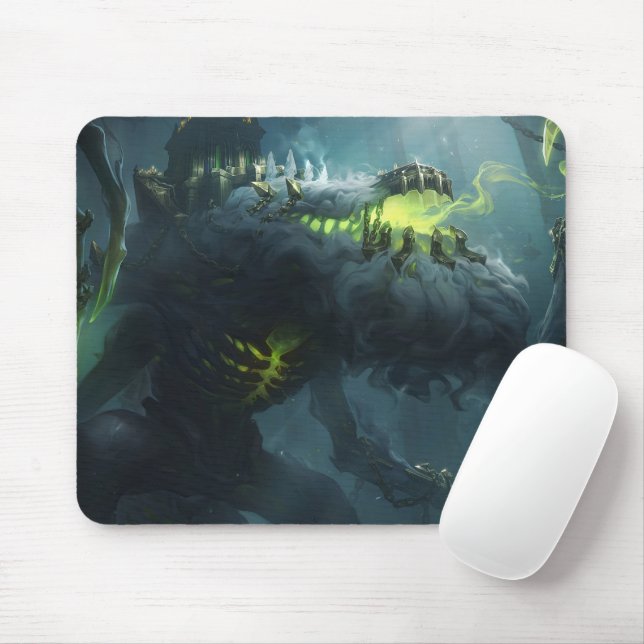 Mousepad de Jogos de Terror do Void | Monstro Void (Com mouse)