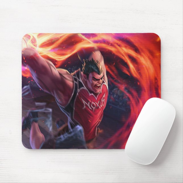 Mousepad de Jogos do Ax Wielder | Guerreiro lendár (Com mouse)