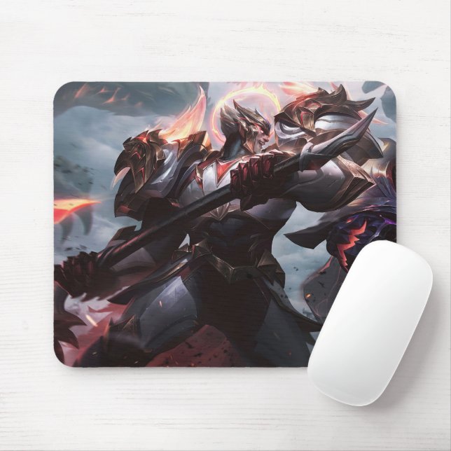 Mousepad de Jogos do Ax Wielder | Guerreiro lendár (Com mouse)