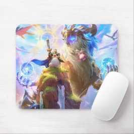 Mousepad de Jogos do Dragão Cósmico | Personalizáv