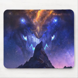 Mousepad de Jogos do Dragão Cósmico | Personalizáv