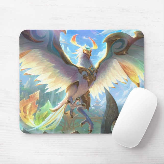 Mousepad de Jogos do Dragão de Frost | Personalizá (Com mouse)