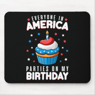 Mousepad De Julho, Garota Festa de aniversário, Quarto De J