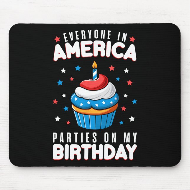 Mousepad De Julho, Garota Festa de aniversário, Quarto De J (Frente)
