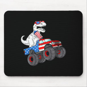 Mousepad De Julho T Rex Dino Trex Dinossaur Monster Fir