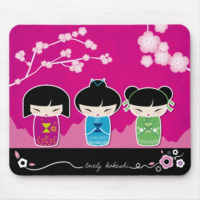 Mousepad de Kokeshi (Frente)