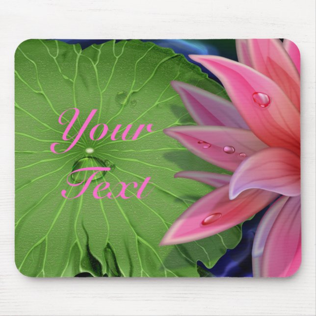 Mousepad de Lotus Rosa (Frente)