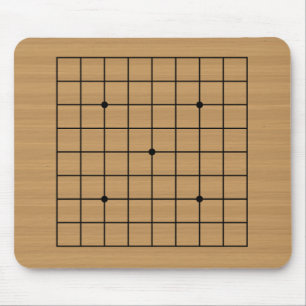 Mousepad De madeira vai o conselho 9x9