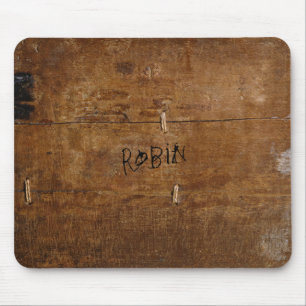 Mousepad "de madeira" velho com (ou sem) seu nome