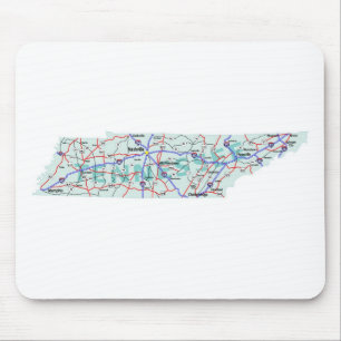 Mousepad de Mapa Interestadual do Tennessee