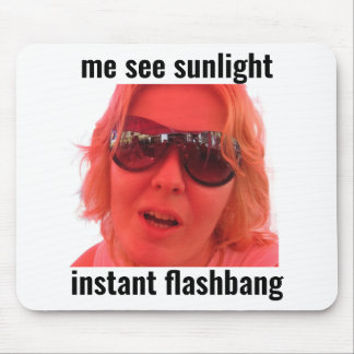 Mousepad de Meme de Jogador Engraçado Instant Flas