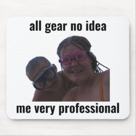 Mousepad de Meme de Jogador Engraçado Toda a Paraf