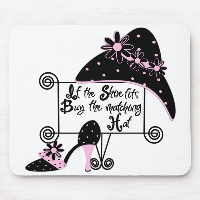 Mousepad de Moda Rosa (Frente)