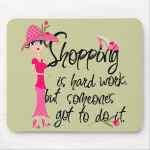 Mousepad de Moda Rosa Escuro