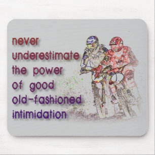 Mousepad de Motocross de Dirt Bike Intimidação