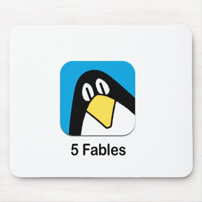 Mousepad De "mousepad 5 fábulas fabulosas do negócio" (Frente)