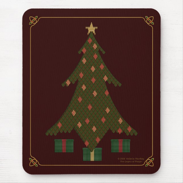 Mousepad de Natal Enfileirado (Frente)