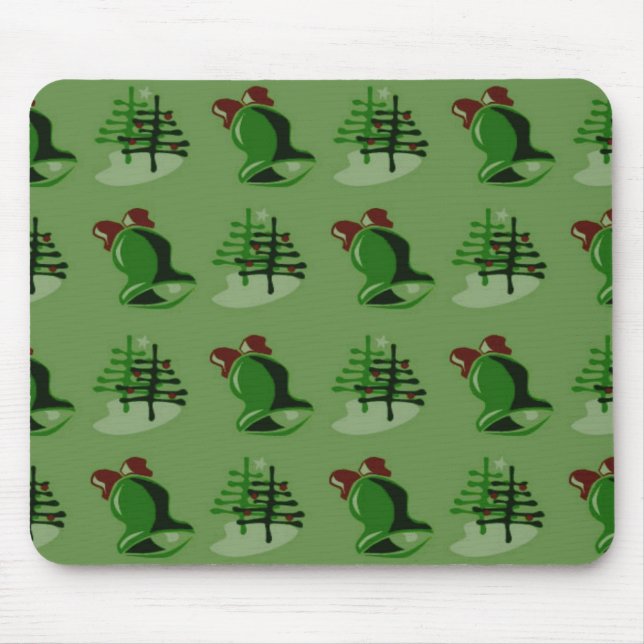 Mousepad de Natal Verde (Frente)