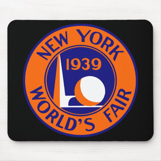 Mousepad De New York a feira 1939 de mundo (Frente)