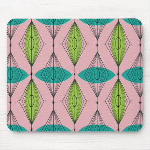 Mousepad de Ogee e Starburst Rosa Atômico