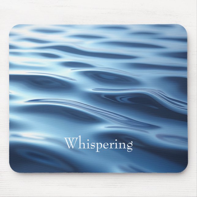 Mousepad de Ondas Azuis do Oceano Calmo (Frente)