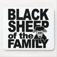 Mousepad de OVELHA PRETA