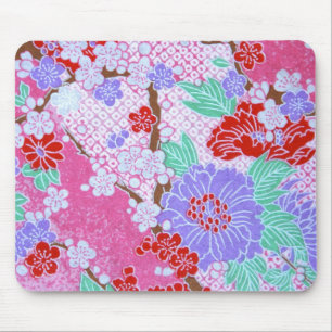Mousepad de padrão Sakura japonês