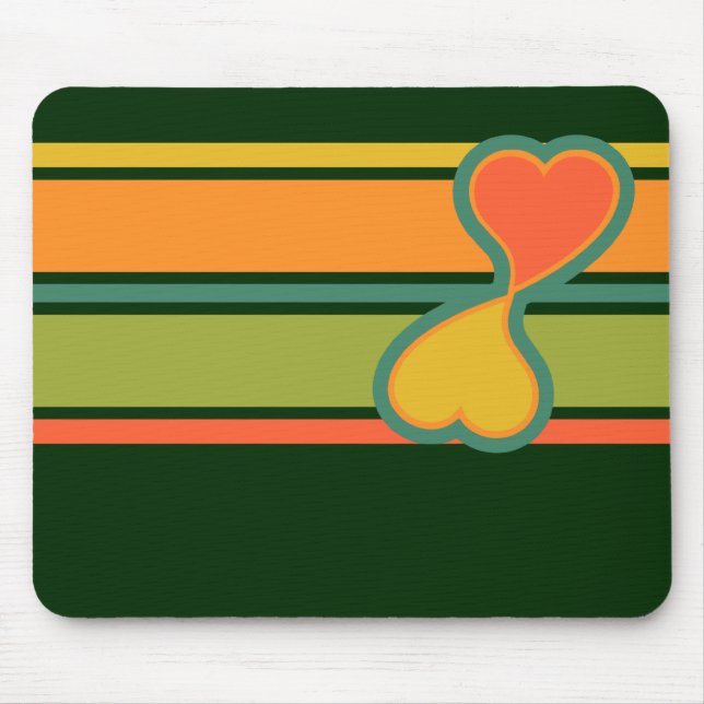 Mousepad de Padrões de Amor (Frente)