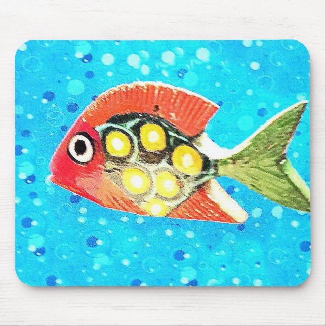 Mousepad de Peixes Tropicais Mexicanos (Frente)