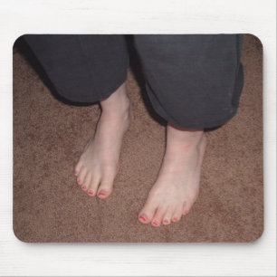 Mousepad de pés âmbar