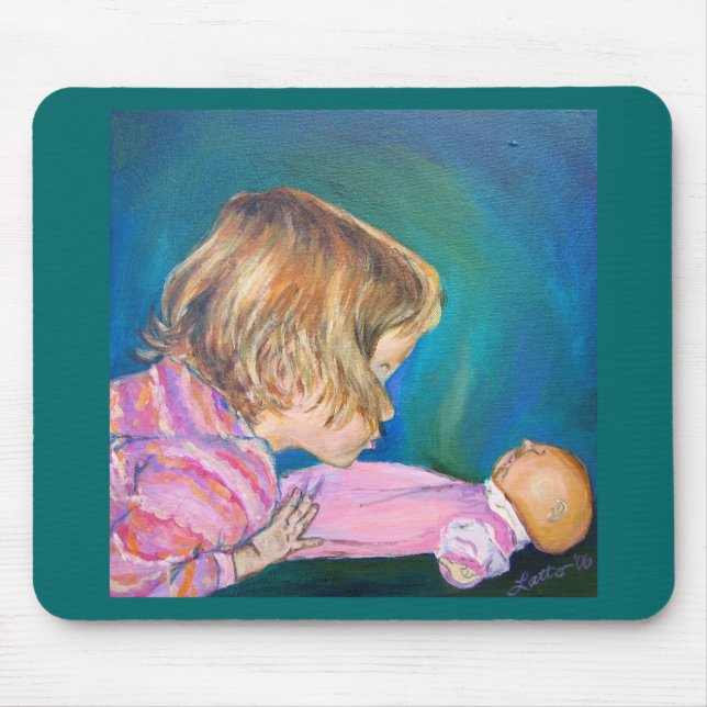 Mousepad de pijamas rosa (Frente)