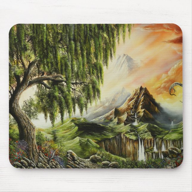 Mousepad de pintura de Éden (Frente)