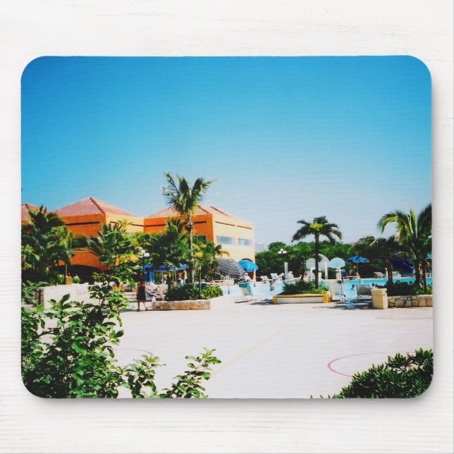 Mousepad de Piscina tropical (Frente)