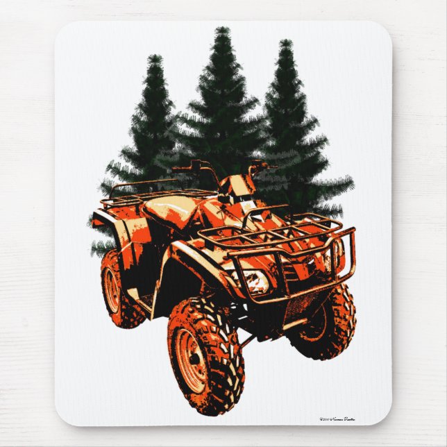 Mousepad de Quatro Rodas (Frente)