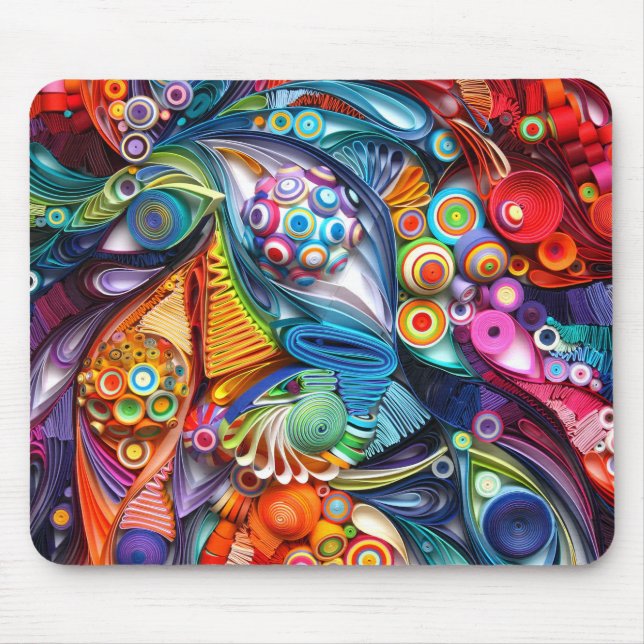 Mousepad de Quilling (Frente)