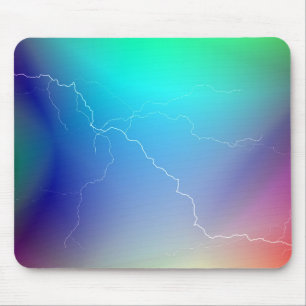 Mousepad de raios multicoloridos