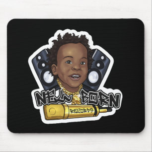 Mousepad de registros recém-nascidos