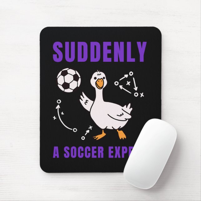Mousepad De repente um especialista em futebol (Com mouse)
