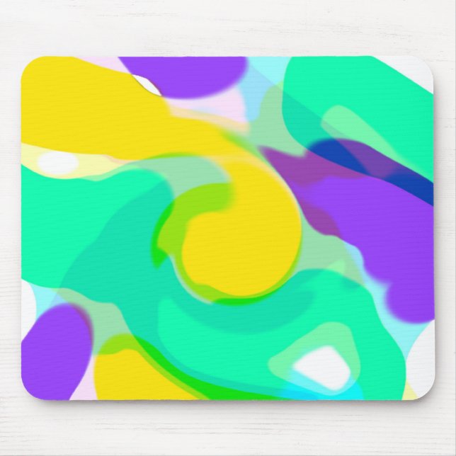 Mousepad de roda das cores (Frente)